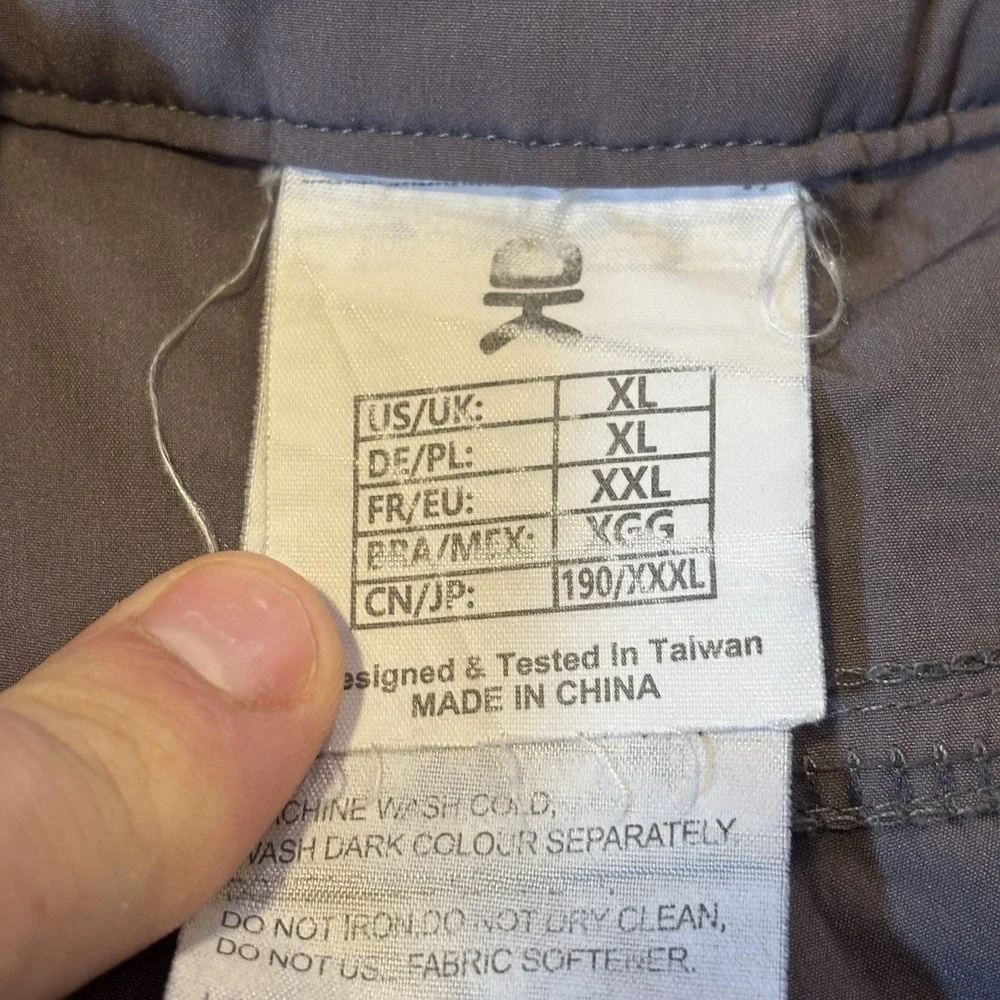 Little Donkey‎ Andy Mens XL Cargo Short Hiking Stretch Zip Pocket Quick Dry